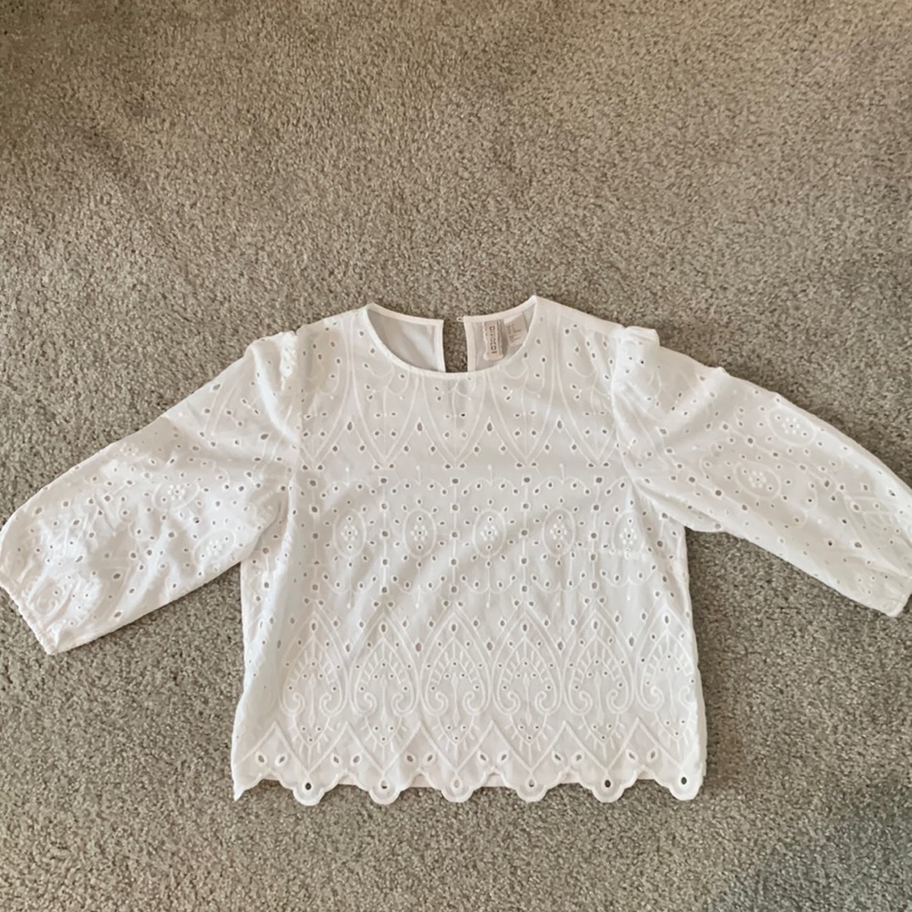 H&M Eyelet Top *Same Day Ship